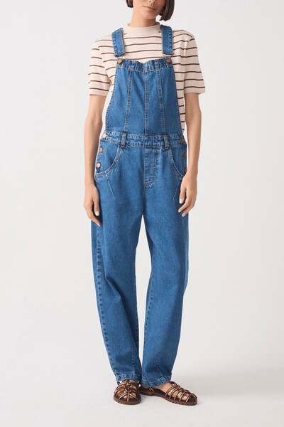 Foto Jardineira jeans barrel confort Dress to