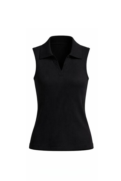 Foto Polo em poliamida fitness sem manga Kwi