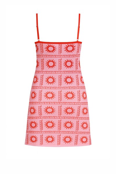 FotoPijama feminino Camisola alça rosa Kwi
