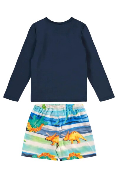 FotoConjunto camiseta malha uv fps+50 e short microfibra Up Baby