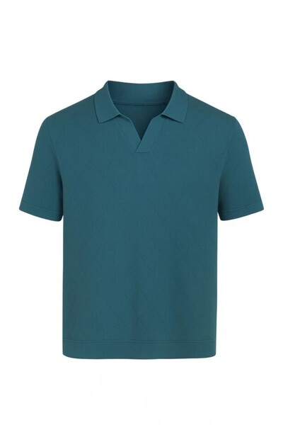 Foto Polo tricot com decote em v Kwi