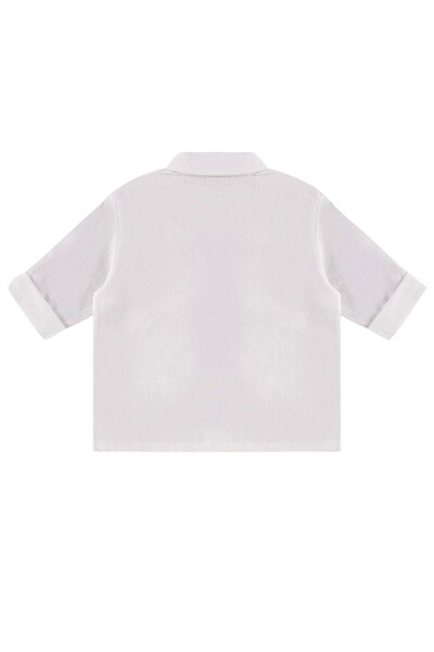 FotoCamisa manga longa em tecido Up Baby