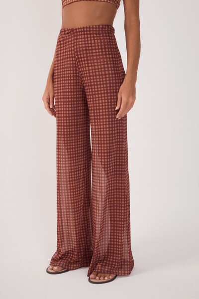 FotoCalça tule estampa vichy Dress to