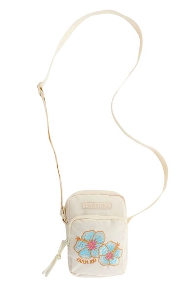 Foto Bolsa da gema hibisco bordado Farm