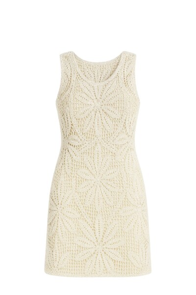 Foto Vestido feminino mídi crochê Kwi