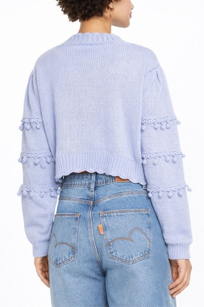 FotoCardigan tricot artesanal Farm