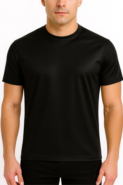 Foto Camiseta Masculina Básica em Malha