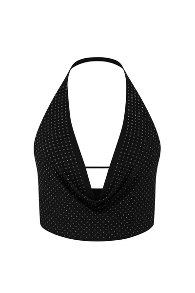 Foto Top degrade com pedraria Kwi