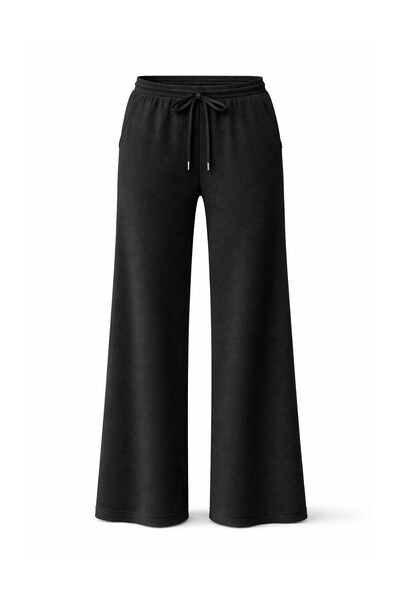 Foto Calça feminina reta em neoprene com cordão Kwi