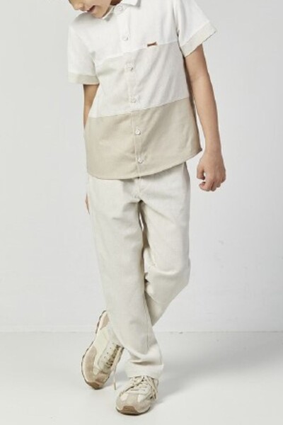 Foto Camisa infantil bicolor Oliver