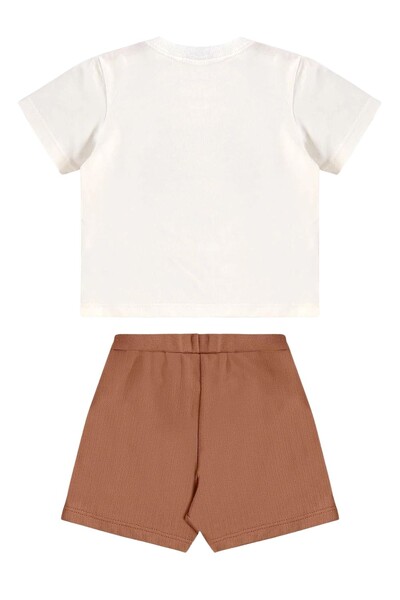 FotoConjunto camiseta malha e bermuda malhão rustic Up Baby