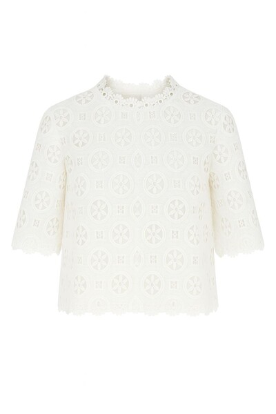 Foto Blusa em renda guipir Kwi