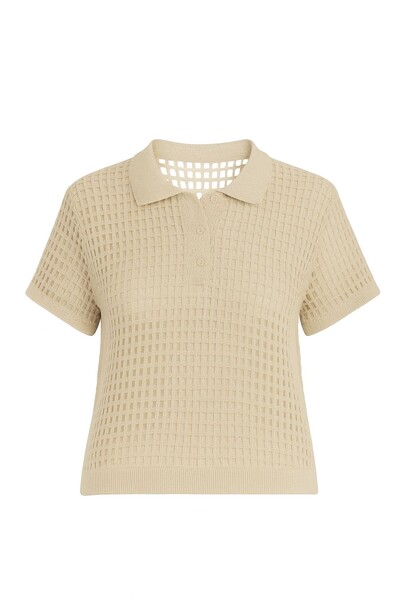 Foto Polo crochê Kwi