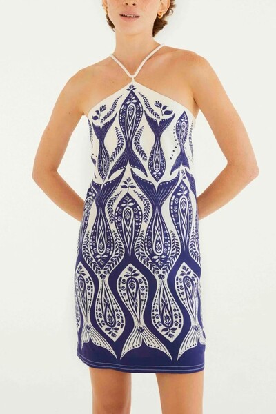 Foto Vestido curto alcinha peixe correnteza Farm