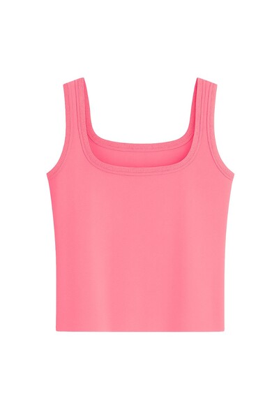 Foto Regata fresh decote quadrado tricot Kwi