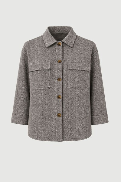 Foto Casaco feminino em lã batida Kwi