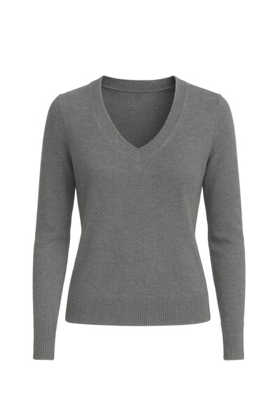 Foto Blusa básica cashmere decote V Kwi
