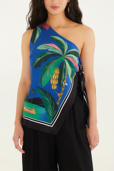 Foto Blusa oasis lenço Farm