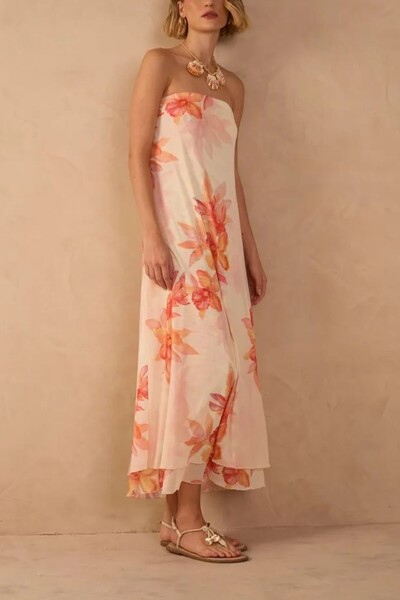 Foto Vestido tule estampa beta Dress to