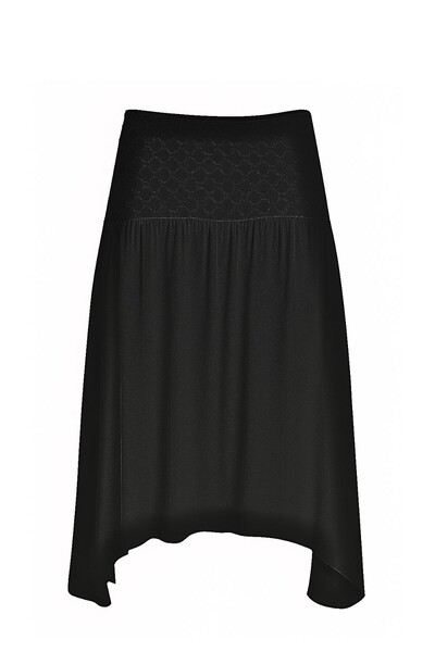 Foto Saia midi com cós trabalhado Kwi