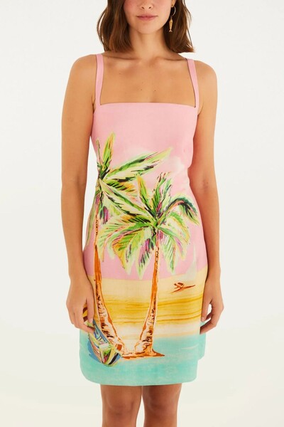 Foto Vestido curto coqueiro Farm