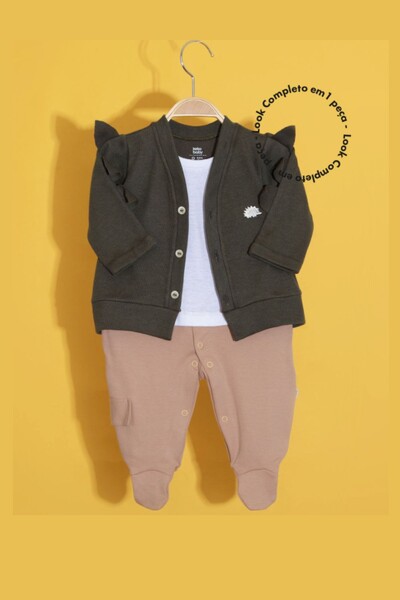 Foto Macacão cardigan dino style Keko