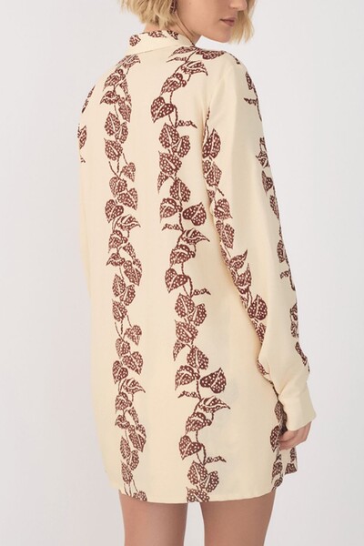 FotoCamisa cambraia estampa inspira Dress to