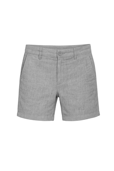 Foto Bermuda masculina em linho Kwi