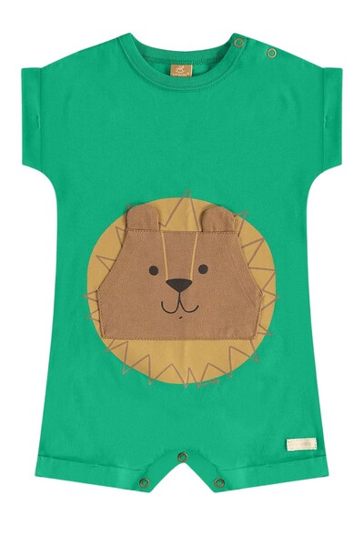 Foto Macaquinho manga curta em meia malha Up Baby