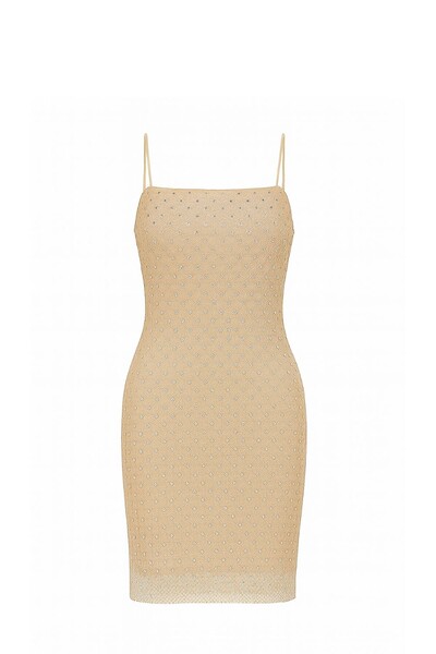 Foto Vestido curto rede c/ strass Kwi