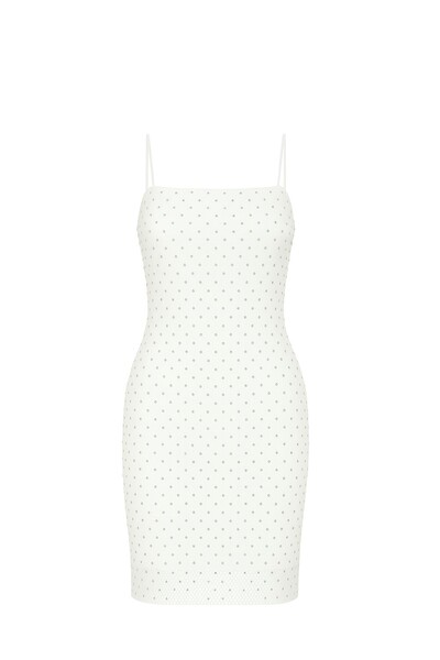 Foto Vestido curto rede c/ strass Kwi