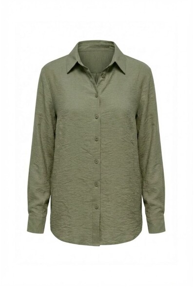 Foto Camisa feminina plus size em viscose Kwi