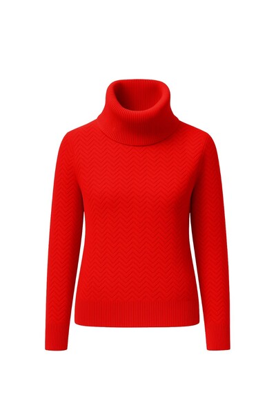 Foto Tricot gola alta feminino Kwi
