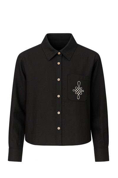 Foto Camisa com bolso feminina Kwi