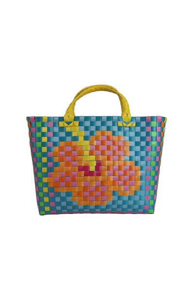 Foto Bolsa tote artesanal P flor praia Bahia Farm