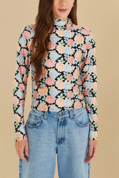 Foto Blusa gola floral sofia Farm