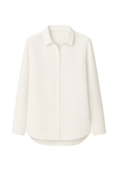 Foto Camisa feminina voil hotfix Kwi