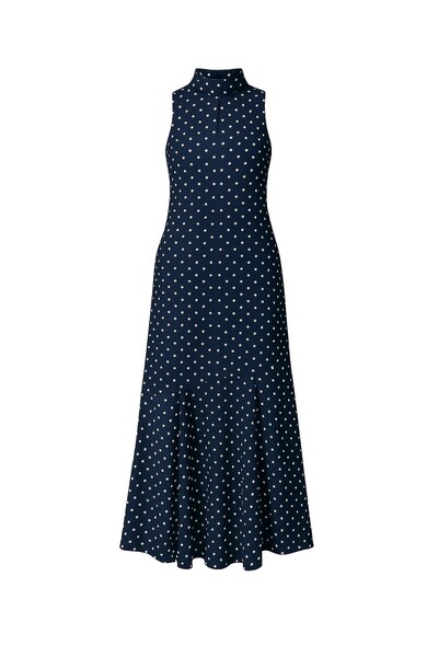 Foto Vestido de bolinhas gola alta Kwi