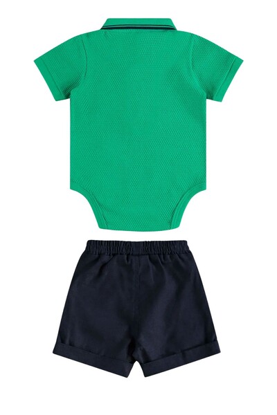 FotoConjunto body piquet e bertmuda linho Up Baby
