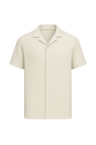 Foto Camisa masculina malha texturizada Kwi