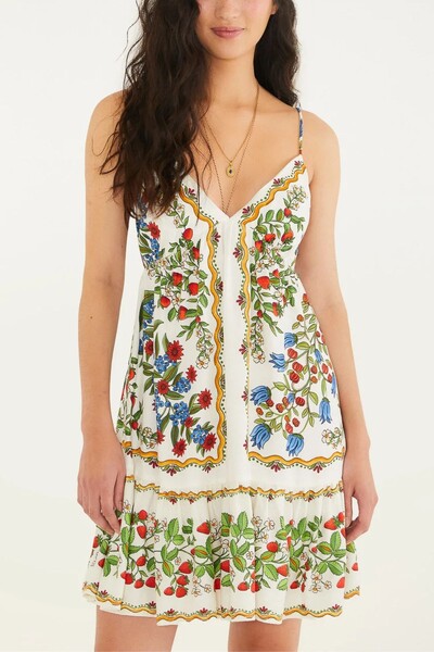 Foto Vestido curto amor de fruta lenço Farm