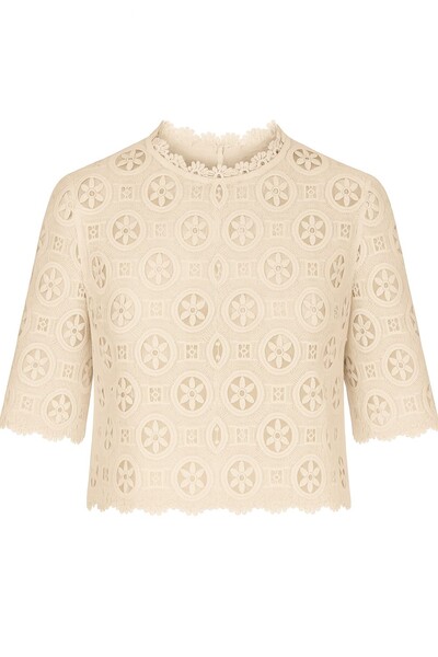 Foto Blusa em renda guipir Kwi