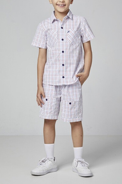 Foto Camisa infantil xadrez Oliver
