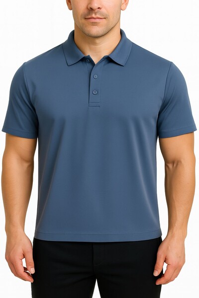Foto Polo masculina tecido tecnológico Kwi