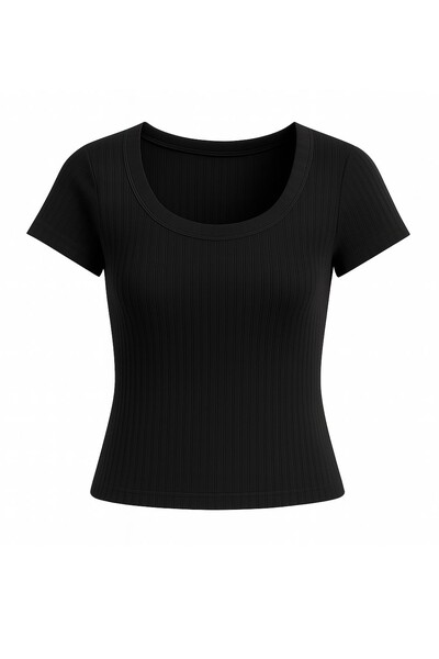 Foto Blusa baby look canelada feminina Kwi
