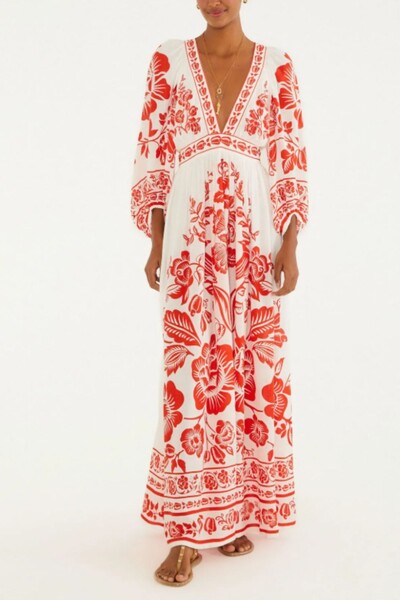 Foto Vestido longo noite de passaro Farm