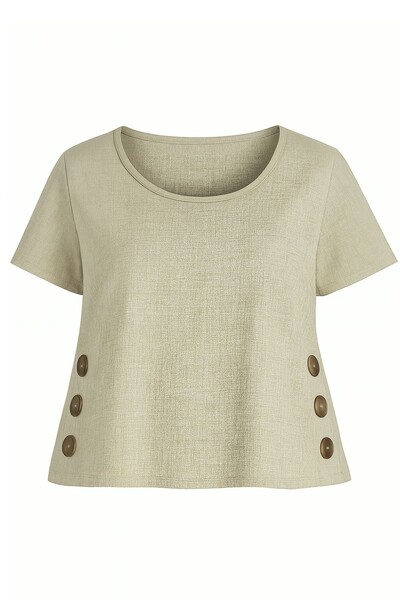 Foto Blusa c/ botões lateral Kwi
