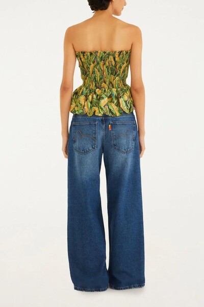FotoCalça jeans wide faver Farm