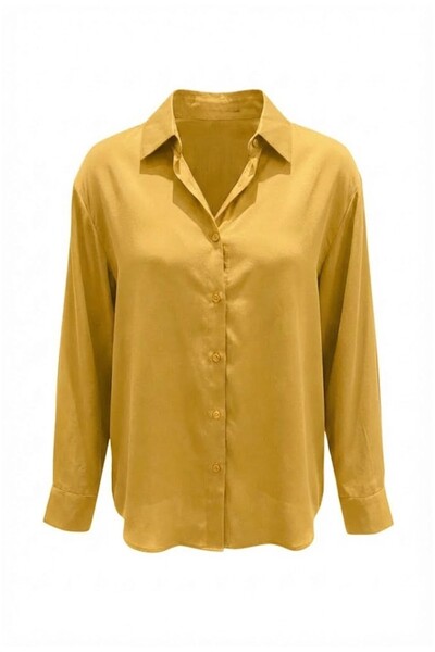 Foto Camisa feminina manga longa em lyocell Kwi