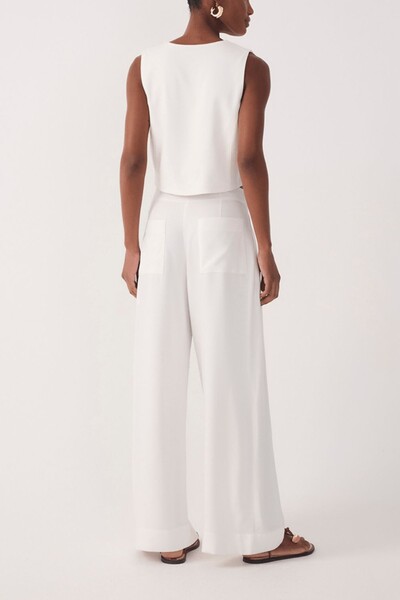 FotoCalça linho transpasse Dress to